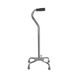 McKesson Large Base Quad Cane with Offset Handle - BeHope