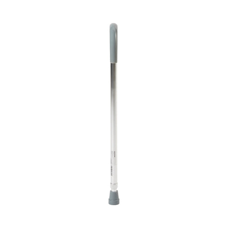 Round Handle Cane McKesson Aluminum 29-3/4 to 38-3/4 Inch Height Chrome - BeHope