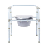 Commode Chair McKesson Folding 3 in 1 Portable - BeHope
