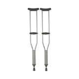 Underarm Crutches McKesson Adult 5 Foot 2 Inch to 5 Foot 10 Inch User Height Aluminum Frame 350 lbs. Weight Capacity - BeHope