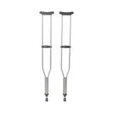 Underarm Crutches McKesson Tall Adult 5 Foot 10 Inch to 6 Foot 6 Inch User Height Aluminum Frame 350 lbs. Weight Capacity - BeHope