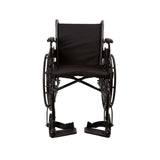 Wheelchair McKesson Lightweight Dual Axle Flip Back Desk Arms Swing Away Footrests - BeHope