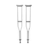 Underarm Crutches McKesson Adult 5 Foot 2 Inch to 5 Foot 10 Inch User Height Aluminum Frame 350 lbs. Weight Capacity - BeHope