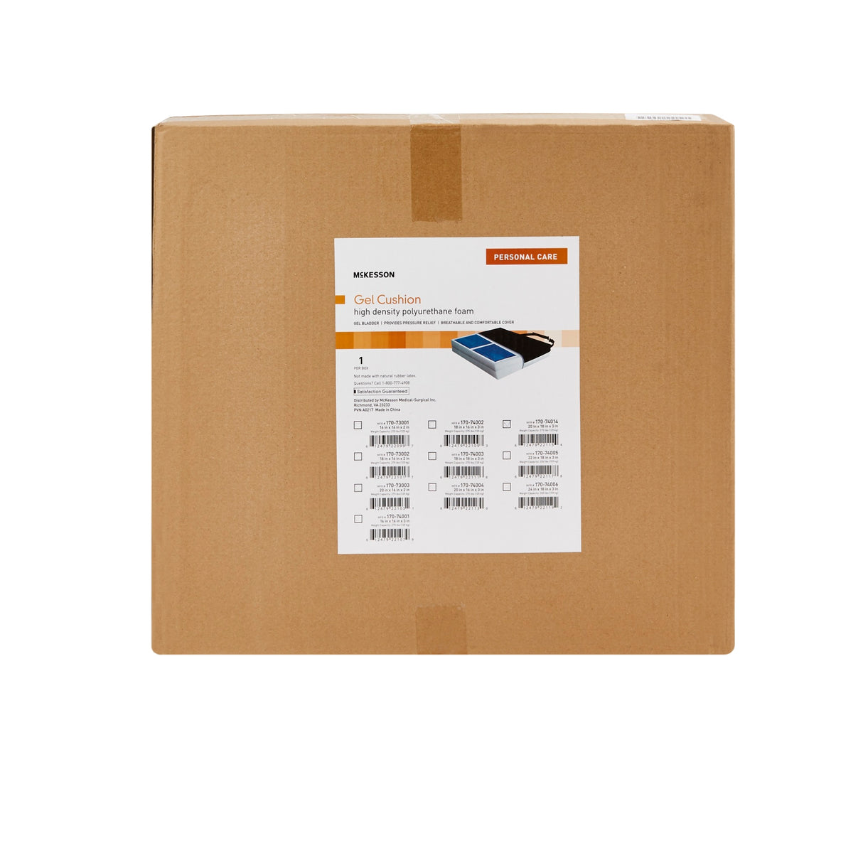 McKesson Gel Foam Seat Cushion for Pressure Sore Prevention - BeHope
