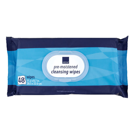 Personal Cleansing Wipe Abena® Soft Pack Scented 48 Count - BeHope