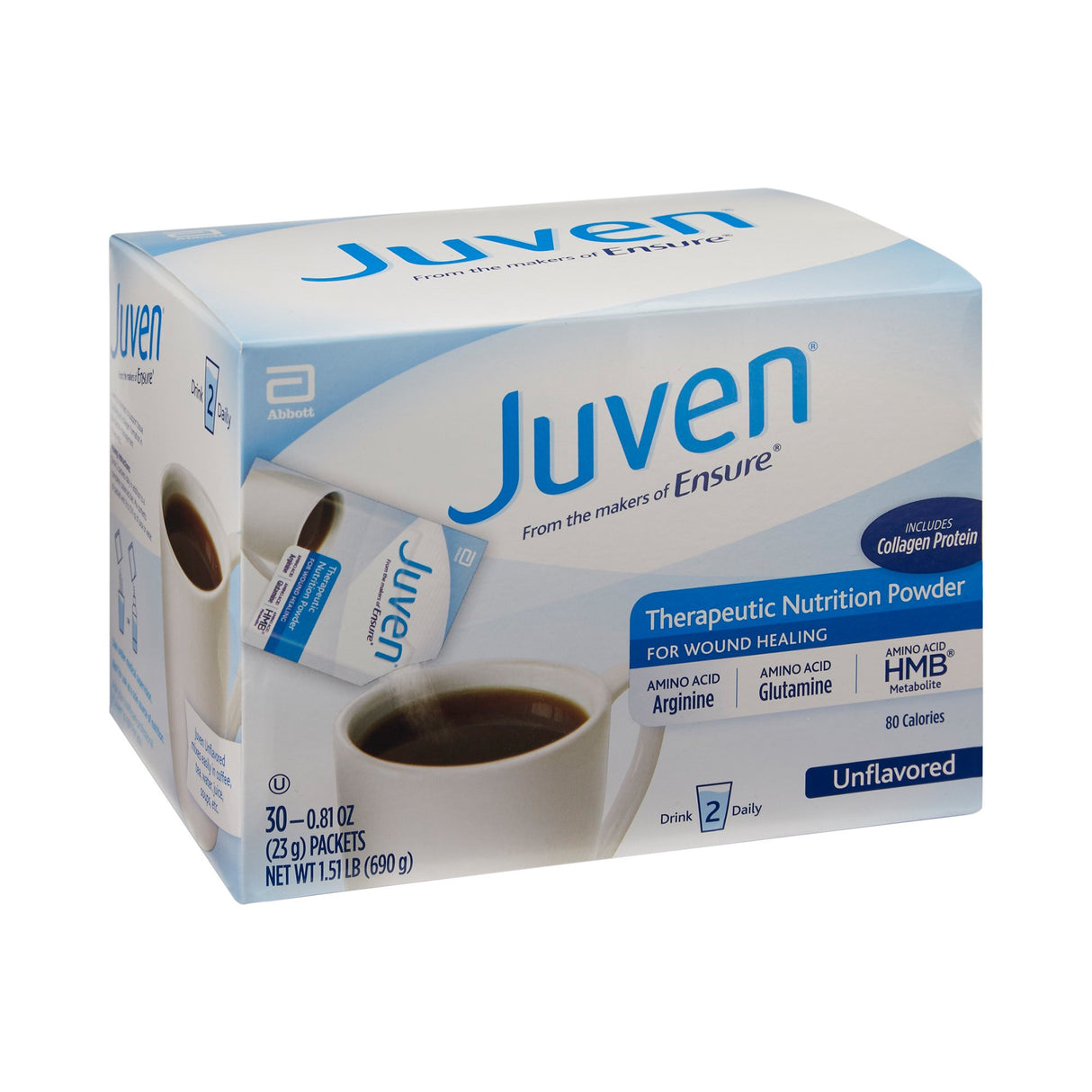Oral Supplement Juven® Unflavored Powder 0.81 oz. Individual Packet - BeHope