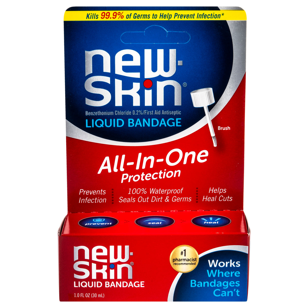 Liquid Bandage newSkin 1 oz. - BeHope