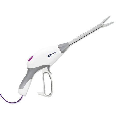 Laparoscopic Sealer / Divider Ligasure Impact™ Coated Stainless Steel Sterile 34 mm Cut Length / 36 mm Seal Length 14° Curved Tip Disposable - BeHope