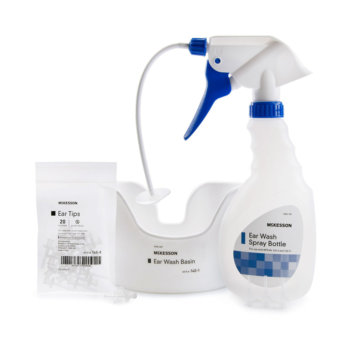 Ear Wash System McKesson Disposable Tip Blue / White - BeHope