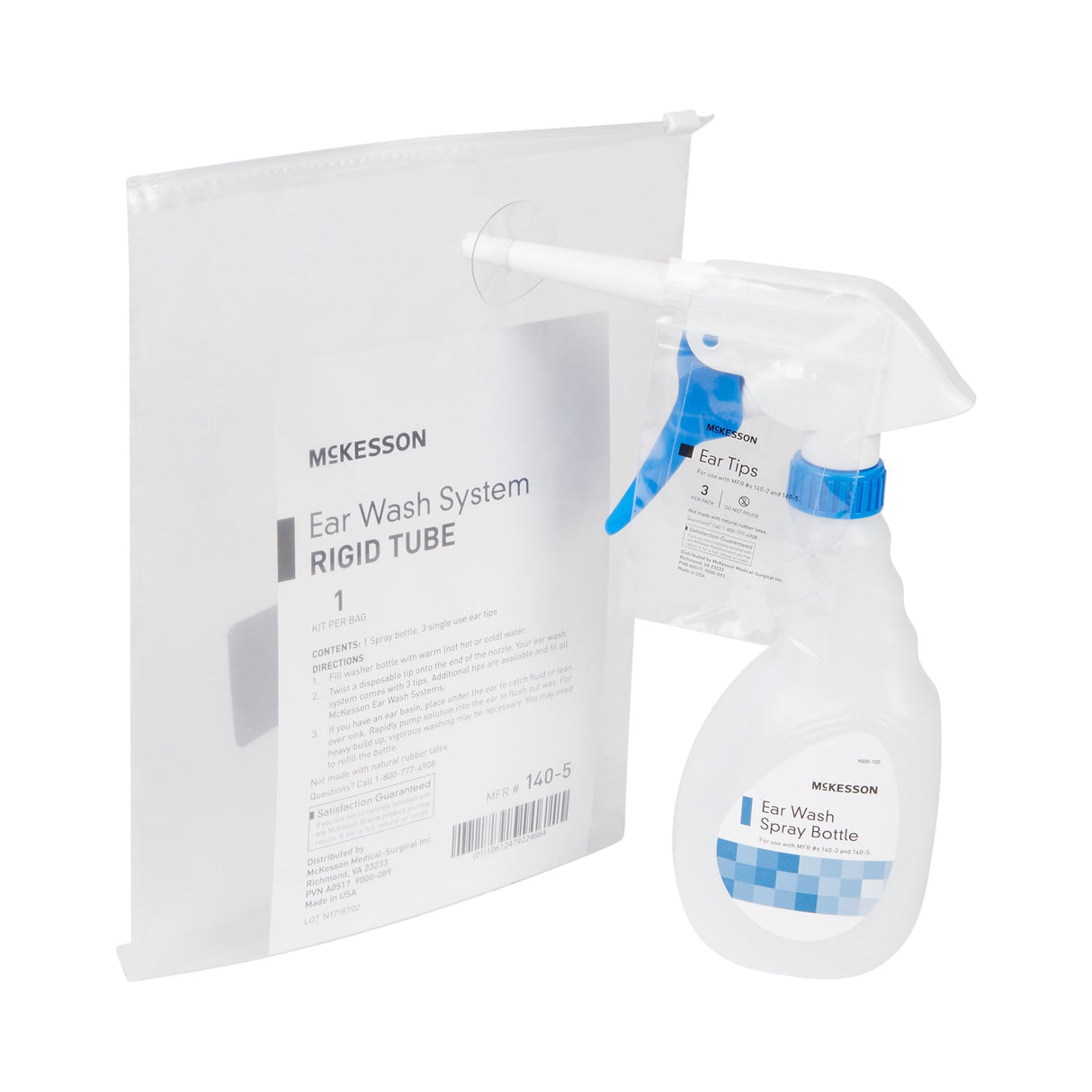 Ear Wash System McKesson Disposable Tip Blue / White - BeHope