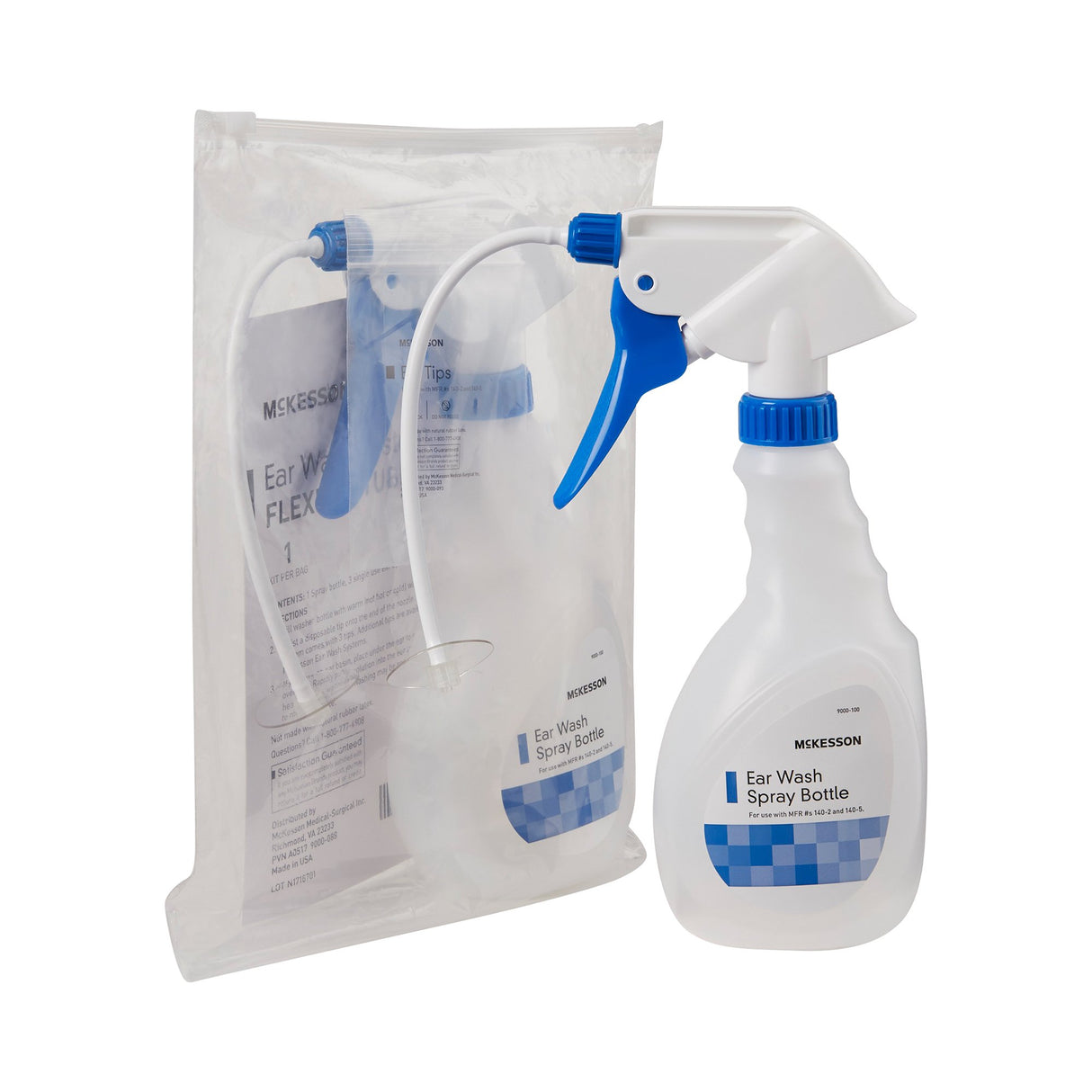 Ear Wash System McKesson Disposable Tip Blue / White - BeHope