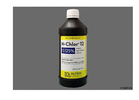 Antiseptic Sodium Hypochlorite Topical Liquid 473 mL Bottle - BeHope