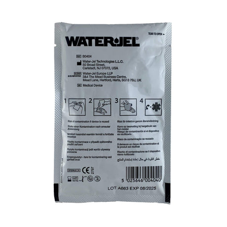 Hydrogel Burn Dressing Water-JelÂ® First Responder Sheet 4 X 4 Inch Sterile - BeHope
