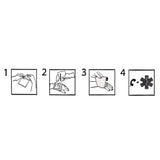 Hydrogel Burn Dressing Water-JelÂ® First Responder Sheet 4 X 4 Inch Sterile - BeHope