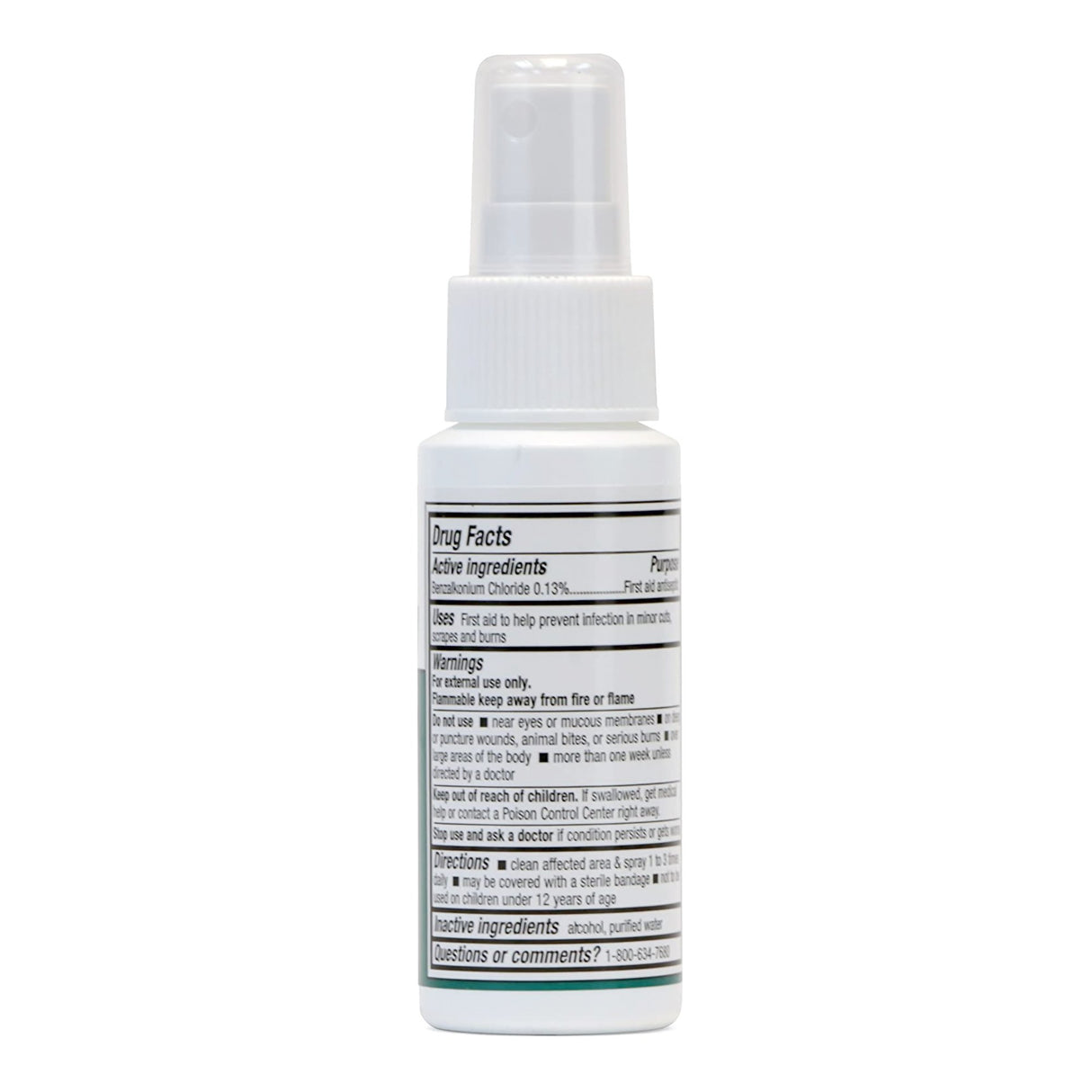 Antiseptic BZK (Benzalkonium Chloride) Medi-First® Topical Liquid 2 oz. Spray Bottle - BeHope