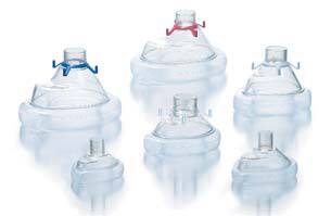 Oxygen Mask Ambu® Ii Full Face Style Adult Small Hook Ring - Behope