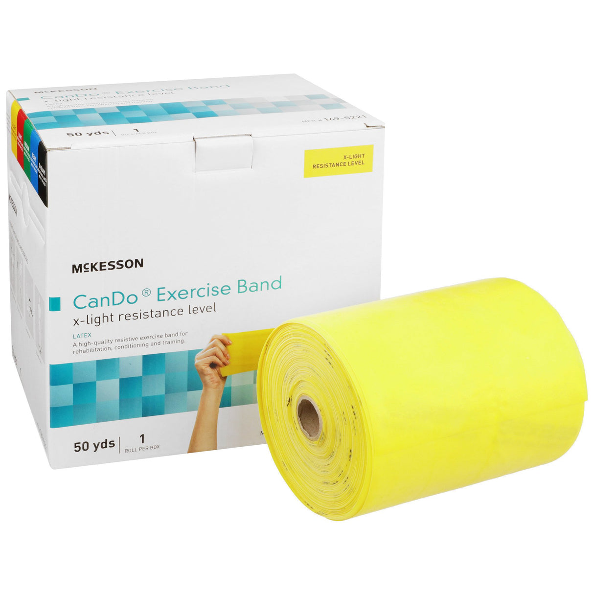 Exercise Resistance Band Mckesson Cando® High-Quality for Rehabilitation and Training - BeHope