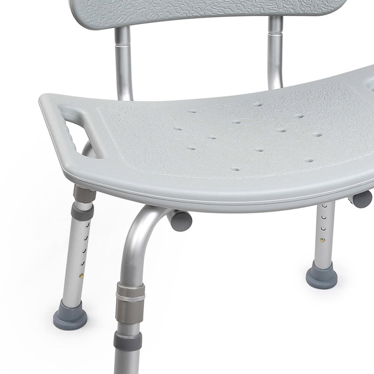 McKesson Aluminum Bath Bench Removable Backrest Without Arms - BeHope