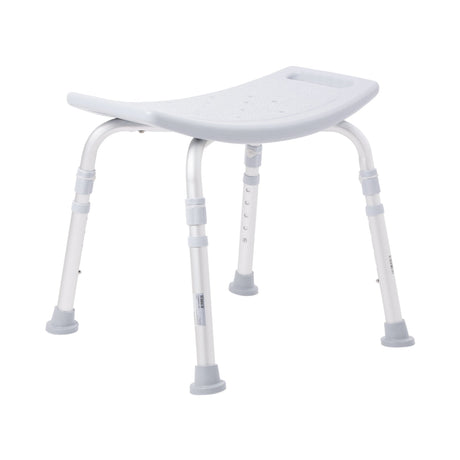 Bath Bench McKesson Without Arms Aluminum Frame Without Backrest 19-1/4 Inch Seat Width 300 lbs. Weight Capacity - BeHope