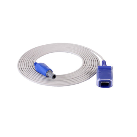 SpO2 Extension Cable Edan 4 Meter, Converts Edan Lemo Connection to Nellcor DB9 Connection For use with iM series patient monitors - BeHope