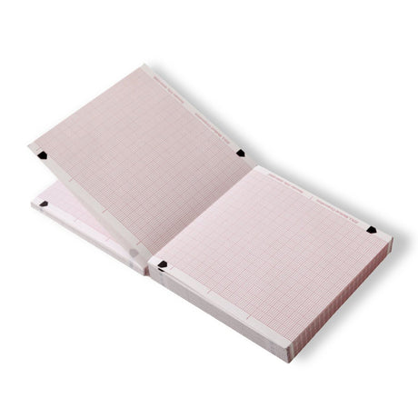 Recording Chart Paper Zoll™ Z-Fold Red Grid - BeHope
