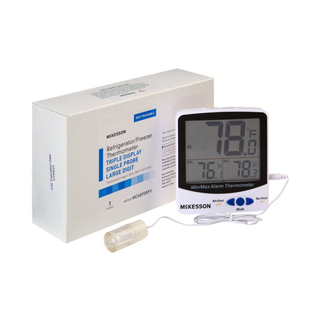 McKesson Digital Refrigerator Freezer Thermometer Alarm NIST Certified - BeHope