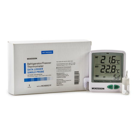 McKesson Datalogging Refrigerator Freezer Thermometer Alarm High Accuracy NIST Traceable - BeHope