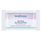 Skin Barrier Wipe Safe N Simple™ No-Sting 60% / 20% Strength Purified Water / Polyvinylpyrrolidone / Glycerin / Propylene Glycol Individual Packet Large NonSterile - BeHope