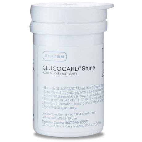 Blood Glucose Test Strips Glucocard® Shine Quick Easy Testing - BeHope
