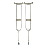 Bariatric Underarm Crutches McKesson Adult 5 Foot 2 Inch to 5 Foot 10 Inch User Height Steel Frame 500 lbs. Weight Capacity - BeHope