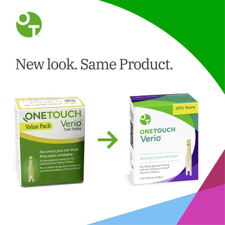 Blood Glucose Test Strips OneTouch® Verio® 50 Strips per Pack - BeHope