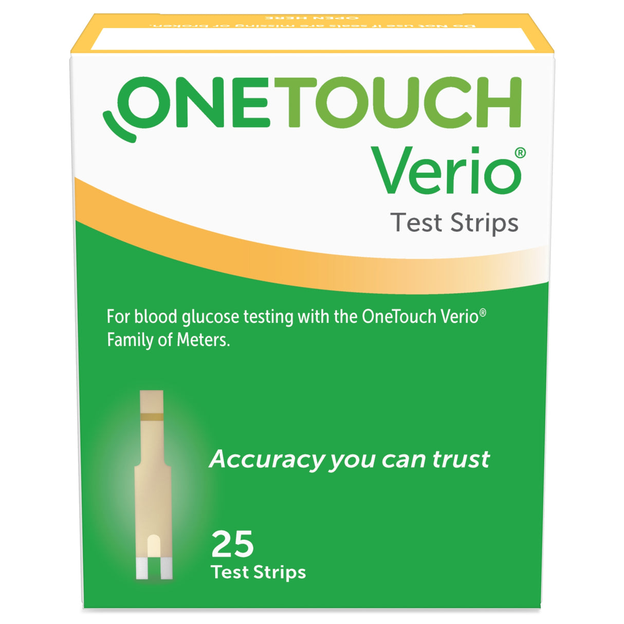 Blood Glucose Test Strips Onetouch® Verio® No Coding - BeHope