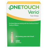 Blood Glucose Test Strips OneTouch® Verio® 100 Strips per Pack - BeHope