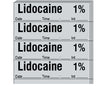 Drug Label Shamrock Anesthesia Label Tape Lidocaine 1% / Date _____ Time _____:_____ Int. _____ Gray 1/2 X 2 Inch - BeHope