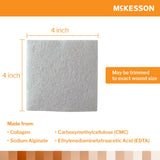 Collagen Dressing McKesson 4 X 4 Inch Square Sterile - BeHope