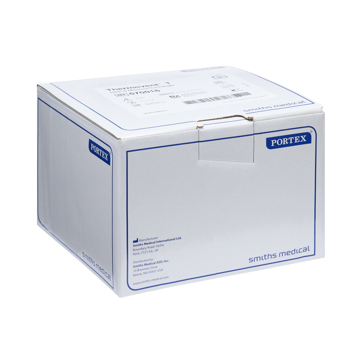 Heat and Moisture Exchanger-Trach Thermovent® 25 mg H₂O/L @ VT 1000 mL 1.0 cm H₂O @ 30 LPM - BeHope