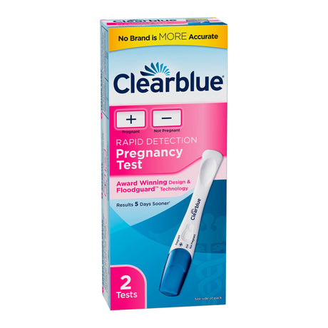 Clearblue Rapid Detection Pregnancy Test Color Change Tip - BeHope