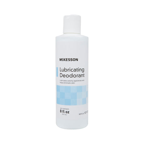Lubricating Ostomy Appliance Deodorant McKesson Lubricating, 8 oz., Squeeze Bottle, Unscented - BeHope
