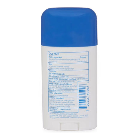 Antiperspirant Deodorant Vanicream® Solid Unscented 24 Hour Dye Fragrance Free - BeHope