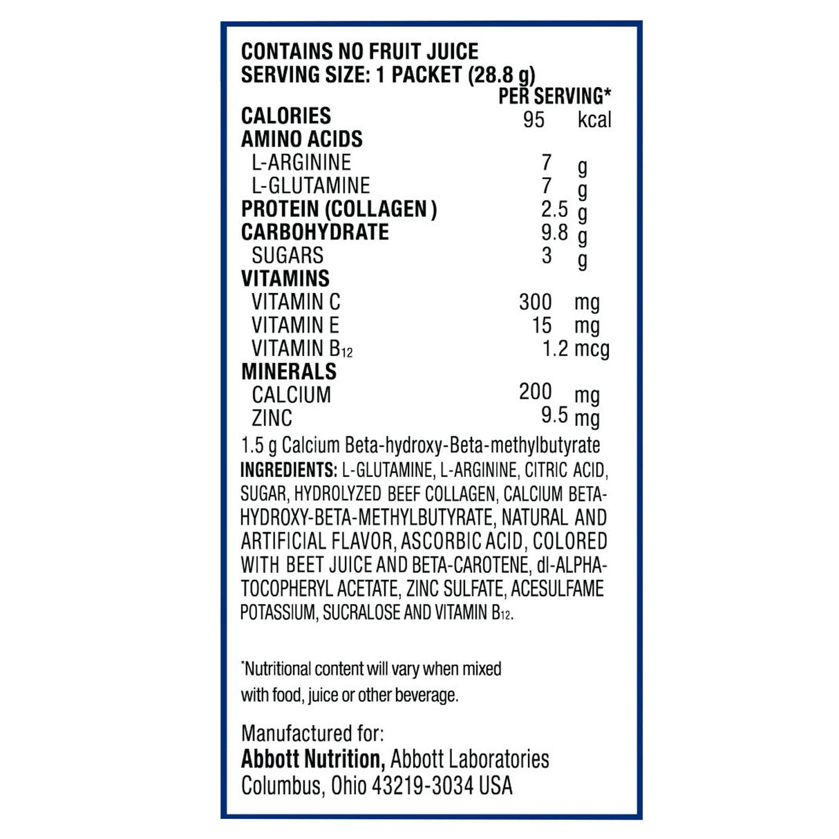 Oral Supplement Juven® for Enhanced Wound Healing Support - BeHope