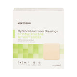Foam Dressing Mckesson Film Backing for Acute Chronic Wounds Sterile - BeHope