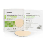 Foam Dressing McKesson 7 X 7 Inch Without Border Film Backing Silicone Gel Adhesive Sacral Sterile - BeHope