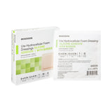 Thin Foam Dressing Mckesson Lite With Border Film Backing Silicone Gel Adhesive Sterile - BeHope