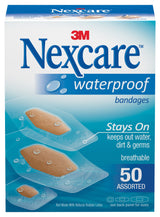 Waterproof Adhesive Strip Nexcareâ„¢ Waterproof Plastic / Film Clear / Tan 7/8 X 1-1/16 Inch / 1-1/4 X 2-1/2 Inch / 1-1/16 X 2-1/4 Inch Sterile - BeHope