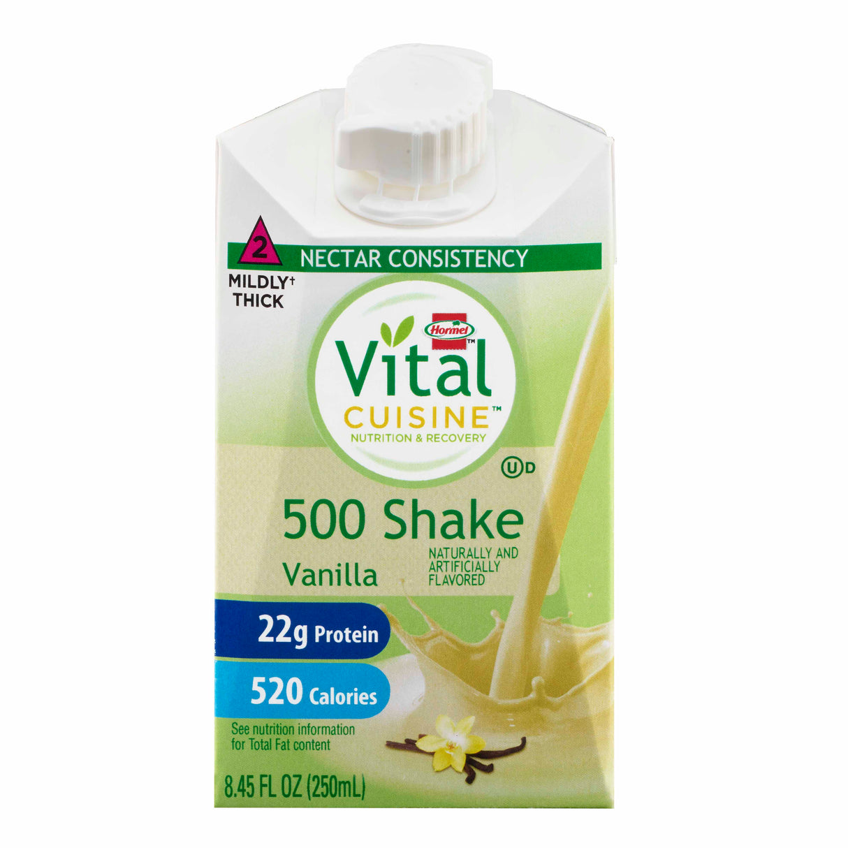 Oral Supplement Hormel Vital Cuisine® 500 Shakes Vanilla Flavor Liquid 8.45 oz. Carton - BeHope