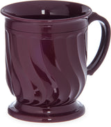 8 oz. Plastic Mug Dinex® Cranberry Red Reusable - BeHope