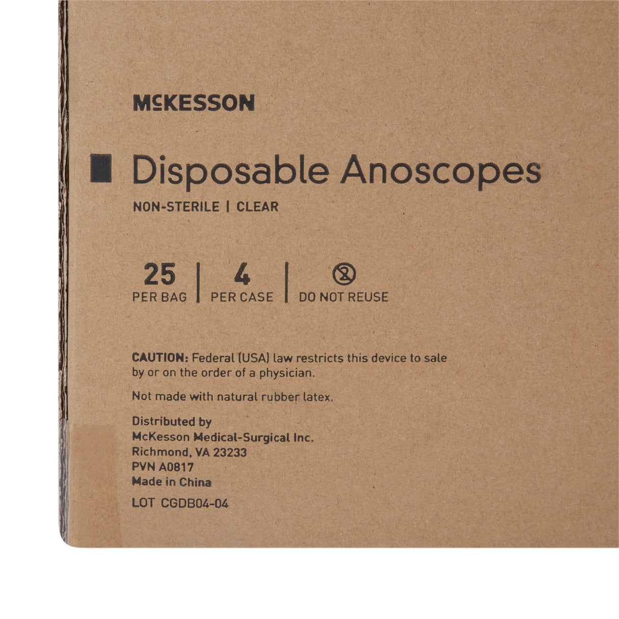 McKesson Disposable Plastic Anoscope Rotating Style Without Light - BeHope