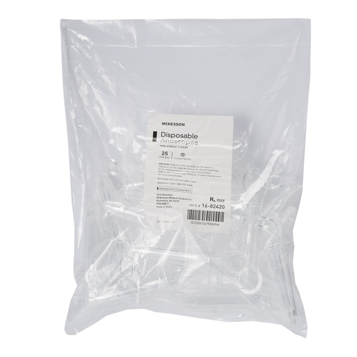McKesson Disposable Plastic Anoscope Rotating Style Without Light - BeHope