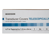 Ultrasound Probe Cover Kit McKesson 4.7 Inch tapered to 1.5 X 24 Inch Plastic Sterile Tapered - BeHope