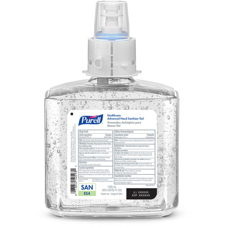 Hand Sanitizer Purell® Healthcare Advanced 1,200 mL Ethyl Alcohol Gel Dispenser Refill Bottle - BeHope